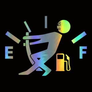 3D EF Tank Cover Car-SUV & Truck Vinyl Sticker
