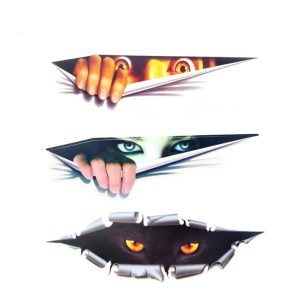 Man, black panther, peek Body & Window sticker