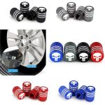 Stylish Top Selling Long Tooth Skull Car Tire Valve