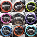 Non-slip car silicone Colorful steering wheel cover