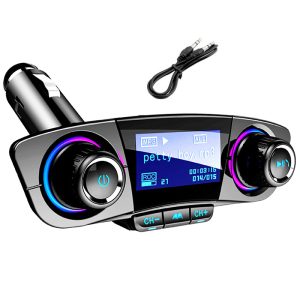 Wireless Bluetooth Car Charger, MP3 Player USB Radio Adapter