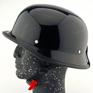 Abs Battery Electric Car Half Black Helmet