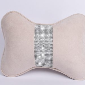 Diamond-Studded Car Headrest Neck Pillow