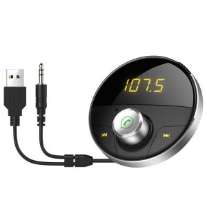 Bluetooth Mp3 Hands-free Phone Card FM Transmission Music Playback