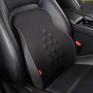 Electric Headrest Car Seat Electric Lumbar Cushion Memory Foam