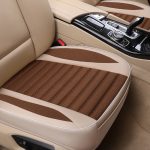 Car Seat Cover, Flax Cushion Seasons Universal Breathable Car Seat Protection