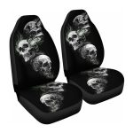 Car Seat Cover Classic Skull Printing Universal Cross-Border
