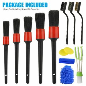 Car Detailing Brush Kits Engine Set Wash Auto Rim Wheel Cleaning Tool Kit
