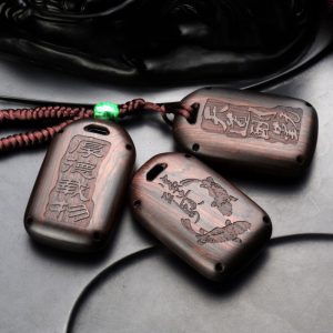 Stylish & High Quality Ebony Sandalwood Key Case Protector