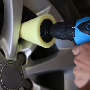 Car wheel polishing disc steel ring detail polishing