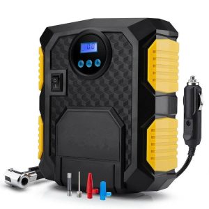 Digital Tire Inflator - DC 12 Volt Car Portable Air Compressor 27L/min DC 12