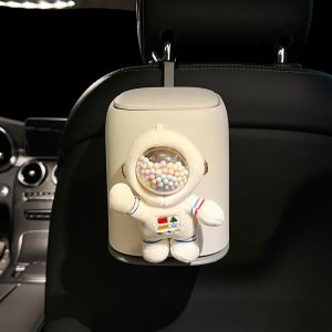 Cute Astronaut center console Car Trash Can