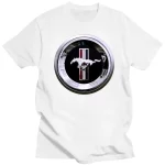 Top Selling 2023 American muscle Mustang Fashion T-Shirt Round Neck