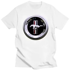 Top Selling 2023 American muscle Mustang Fashion T-Shirt Round Neck