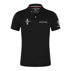 2024 Unisex Mustang Men's Sports Polo Top Design