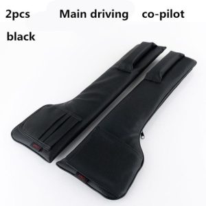 Car Seat Gap Filler Leather Pocket Organizer