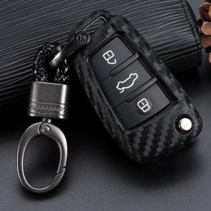 Metal  Silicone Case Car Key Shell Protector Suitable for Audi