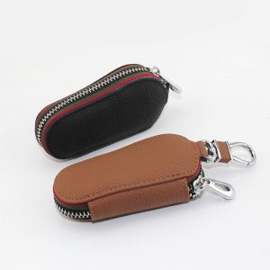universal Leather Car Zipper key case Protector