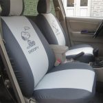 Five-seater universal Snoopy car seat cover