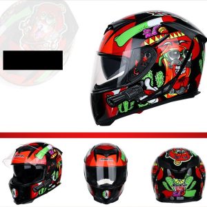 Jetco ABS+EPS two lens full Face motorcycle Helmet