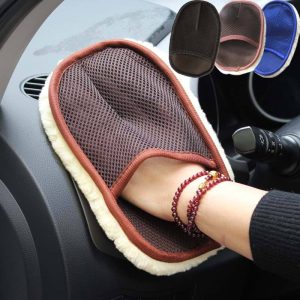 soft hair car wash cleaning gloves car care cleaning tools