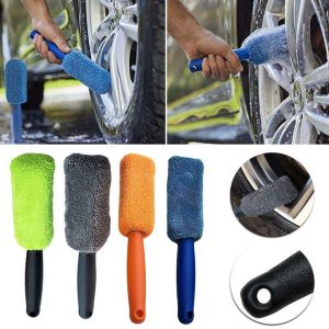 High Quality Microfiber long handle tire brush