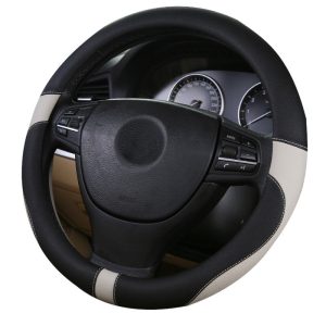 Green Leather Decorative Steering Wheel Cover