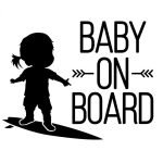 High Quality Baby On Board Car-SUV Rear Window Stickers