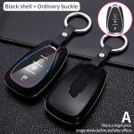 Simple Car Carbon Fiber Key Protector Cover