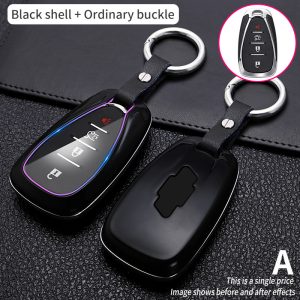 Simple Car Carbon Fiber Key Protector Cover