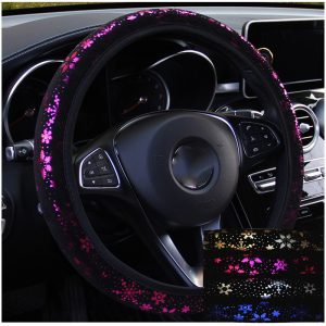 Stylish Hot Gilded Snowflake Car Steering Wheel