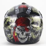 4 seasons Motorcycle  lightweight Full Face Skull helmet
