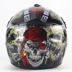 4 seasons Motorcycle lightweight Full Face Skull helmet