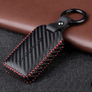 High Quality Stitched leather Car key case Protector