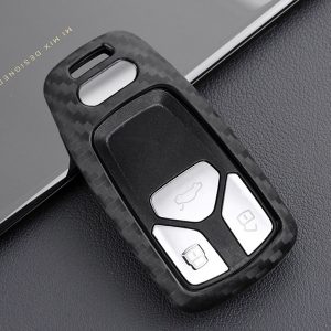 High quality silicone carbon fiber Top selling key case