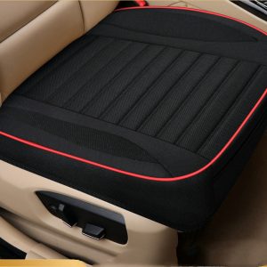 Three-piece Car Seat Linen Cushion Cover Without Backrest