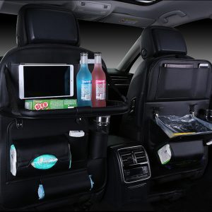 Car seat Back Leather Organizer Multi-Pockets