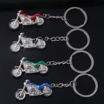 Color Metal 3D Motorcycle Model Metal Keychain