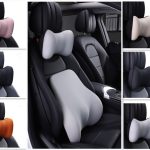 Car Headrest Lumbar Space Memory Foam Neck Protector