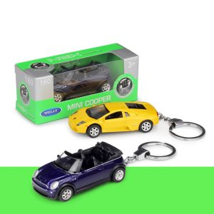Mini Cooper Simulation Alloy Car Model Key Ring