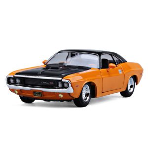 1970 Dodge Challenger Sports Alloy Car Model Scale 1.24