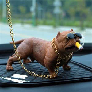 Stylish Dashboard Bully Dog Car Decoration