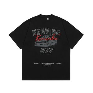Men's Car Printed Short-sleeved T-shirt