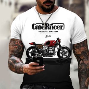 Vintage Motorcycle Series Men's Casual T-shirt