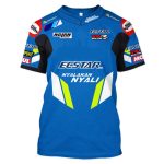 Digital Printed Racing Suit Motorcycle T-shirt