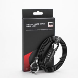 Motorcycle Helmet Luggage Bag Password Cable Lock