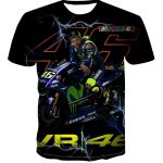 3D Motorcycle Racing Men's And Women's T-shirt