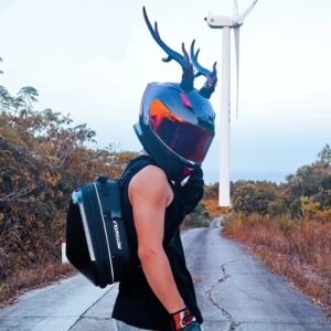 Dragon Horn Decoration Motorcycle Helmet