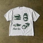Men's Fashion Car Short-sleeved PorscheT-shirt