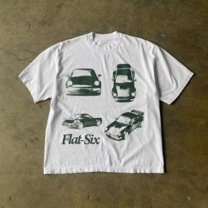 Men's Fashion Car Short-sleeved PorscheT-shirt
